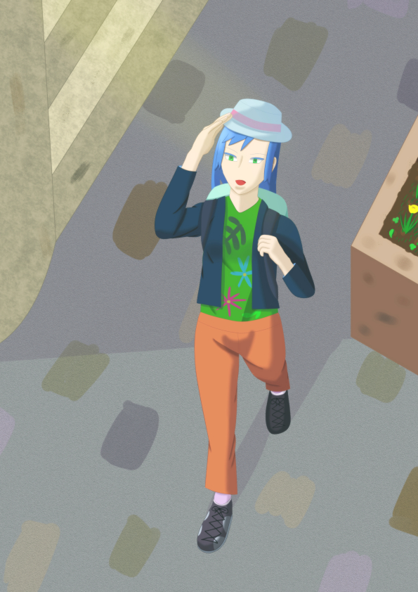 『異郷で見る夢』表紙　題字なし版