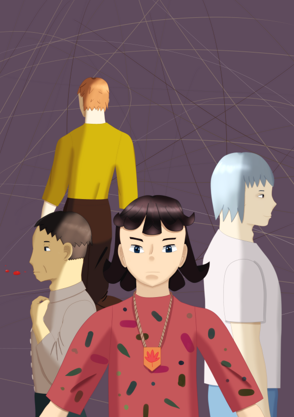『蒐集家、翻弄される』表紙　題字なし版