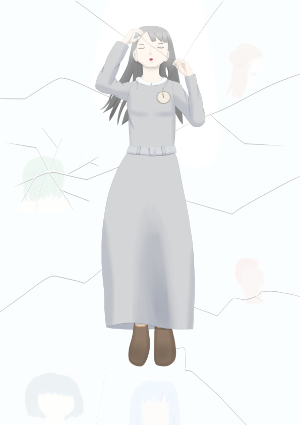 『終末時計と崩れゆく縁』表紙　題字なし版